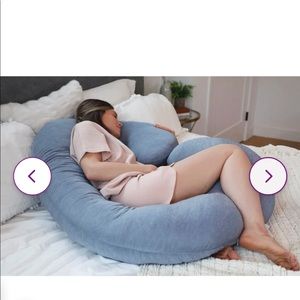 Pharmedoc Full Body Pregnancy Pillow - C Shaped Body Pillow